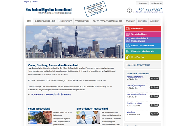 New Zealand Migration International (German)